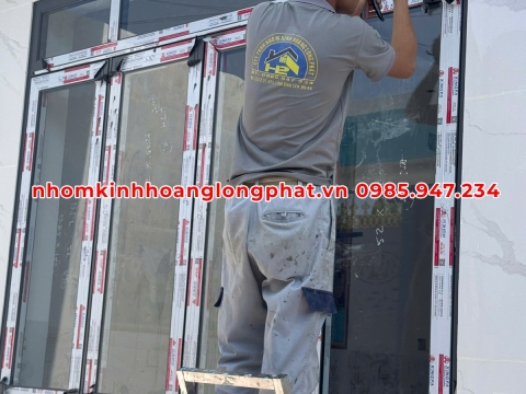 Thi công công trình Full hệ nhôm Xingfa Tam Phước và Phước Tân