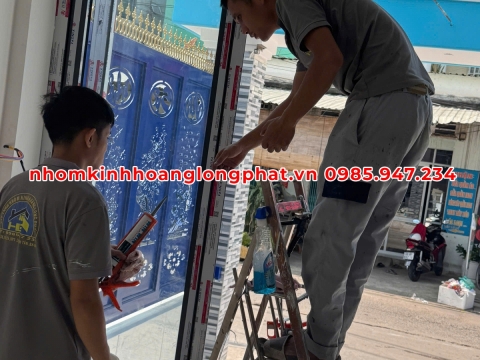 Thi công công trình Full hệ nhôm Xingfa Tam Phước và Phước Tân
